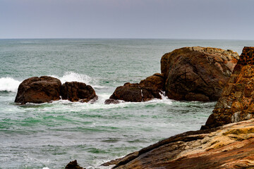 Ocean coast of Sri Lanka