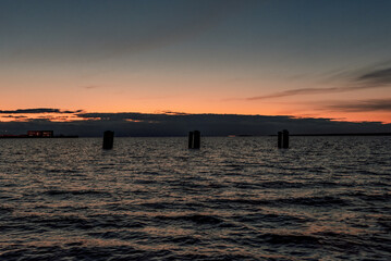 Sunset in the Gulf of Finland