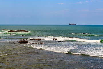 Ocean coast of Sri Lanka