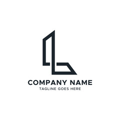 Initial L letter logo design template