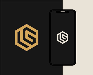 Letter L G logo design. creative minimal monochrome monogram symbol. Universal elegant vector emblem. Premium business logotype. Graphic alphabet symbol for corporate identity © JEEK