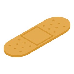 Finger plaster icon. Isometric of finger plaster vector icon for web design isolated on white background