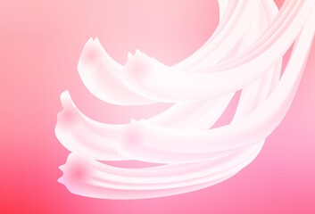 Light Pink, Yellow vector abstract layout.