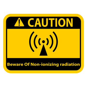 Beware Of Biological hazard Symbol, Warning vector sign 