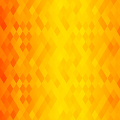 Colorful smooth gradient orange color Background squere Wallpaper. Vector illustration color Background design for your new icon project design. Autumn sun triangle vector background.