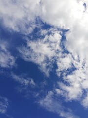 blue sky with clouds