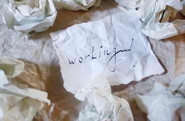 Hand written word 