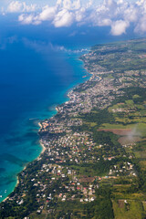 Obraz premium It's Aerial view of Barbados