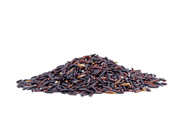 Rice berry on white background
