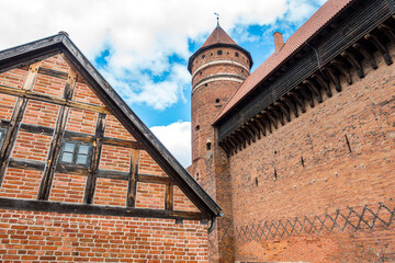 Olsztyn Warmia Mazury Zamek wieża baszta mur architektura © Dariusz