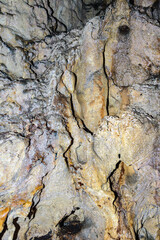 It's Stone walls in a cave