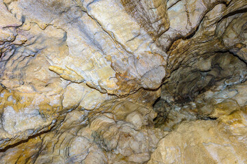 It's Stone walls in a cave