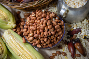 Typical foods of the June festivals in Brazil