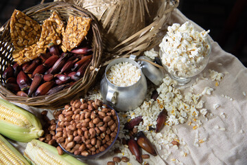 Typical foods of the June festivals in Brazil