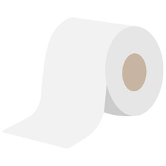 Image of a toilet paper roll. Vector image, eps 10