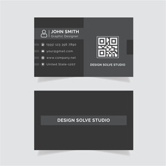 Corporate Black Business Card/Visiting Card Design