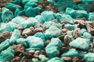 natural background. blue and gray stones