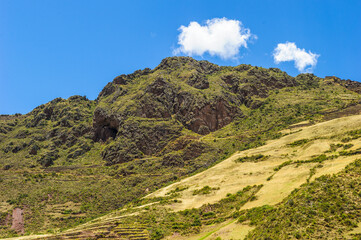 It's Landscape of the Andes of Peru, the longest continental mou