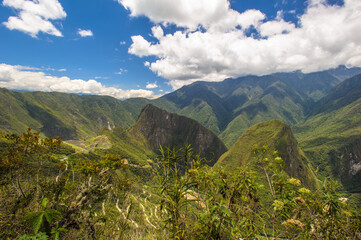 It's Mountain valley in Peru, Latin America, South America