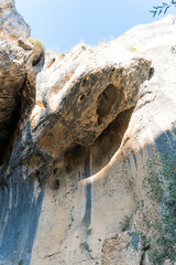 Templar hermitage of San Bartolome and natural park of the Cañon del Rio Lobos in Soria