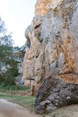 Templar hermitage of San Bartolome and natural park of the Cañon del Rio Lobos in Soria