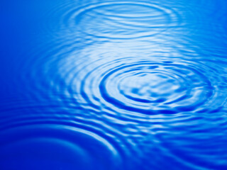 Circle ripples in water