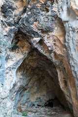 Templar hermitage of San Bartolome and natural park of the Cañon del Rio Lobos in Soria