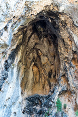 Templar hermitage of San Bartolome and natural park of the Cañon del Rio Lobos in Soria