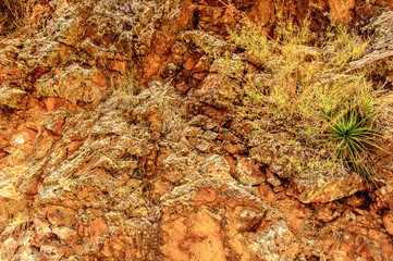 Rocks of the Andes of Peru