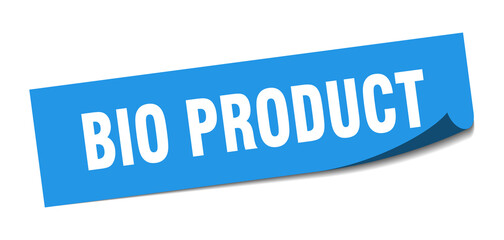 bio product sticker. bio product square isolated sign. bio product label