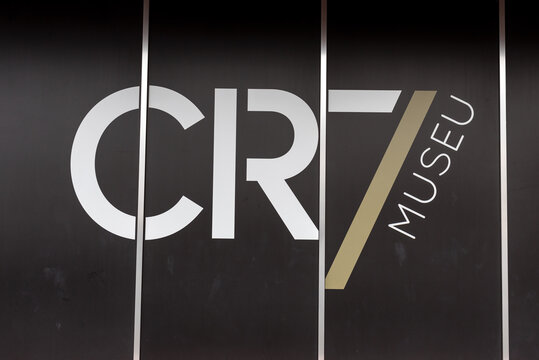  Funchal, Madeira, Portugal -  April 22, 2018: the entry to the Museum CR 7 in Funchal on Madeira. Portugal