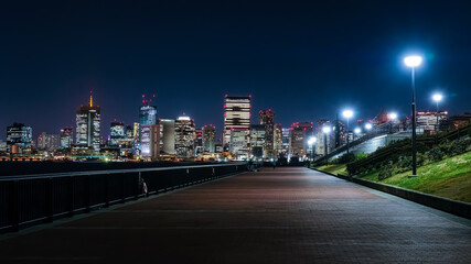 東京 夜の豊洲ぐるりパーク © 健太 上田