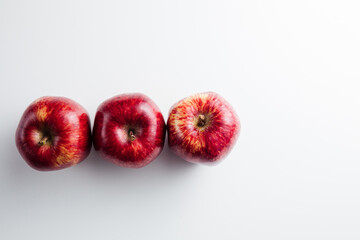 Close-up of red apples. Healthy food.