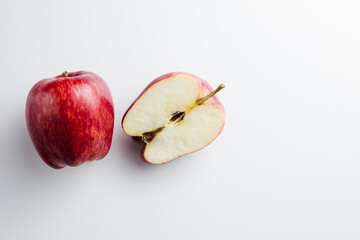 Close-up of red apples. Healthy food.
