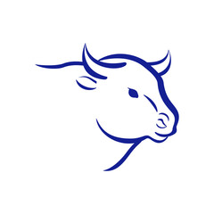 Bull logo. Vector.
