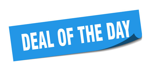 deal of the day sticker. deal of the day square isolated sign. deal of the day label
