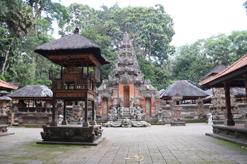 Temple d'Ubud à Bali, Indonésie