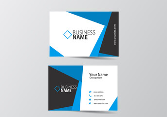  business card. visiting card template two sides
