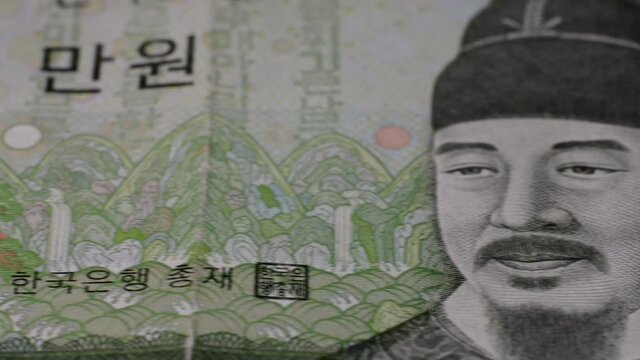 Closeup shot of korean money
Can be used for money related scenes
Portrait of King Sejong the Great