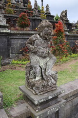 Statue du temple de Besakih à Bali, Indonésie