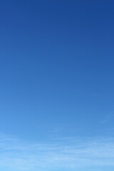 air on blue sky, clear weather day background