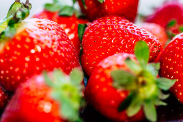 Fresh organic Strawberry.  