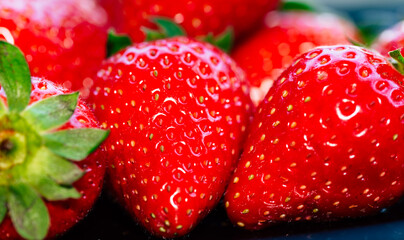 Strawberry.  Fruit background