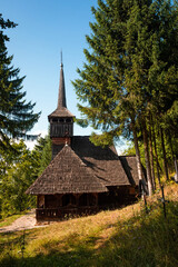 Fototapeta na wymiar Old Wooden church in Maramures Romania