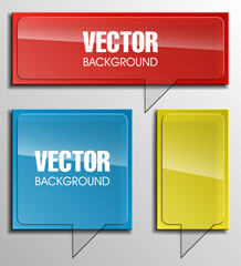 Design shape glass Origami vector banner