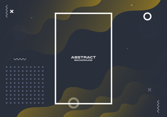 Abstract background for design,Fluid gradient liquid abstract geometric shapes banner. Vector and illustration.