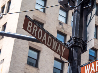 Broadway Straßenschild