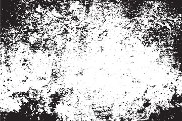 Grunge Texture Vector Illustration. Vintage Retro Template, Weathered Grained Distress Obsolete Crack Effect.