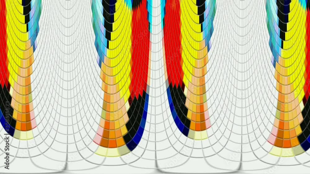 Poster abstract pattern smooth flowing colorful background - closeup shot