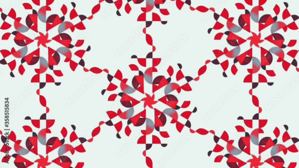 Poster graphic mesh effect moving vertically.